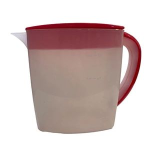 Mr. Coffee Iced Tea Maker TM75 Replacement Part
3 Qt Pitcher + Lid Clear Red